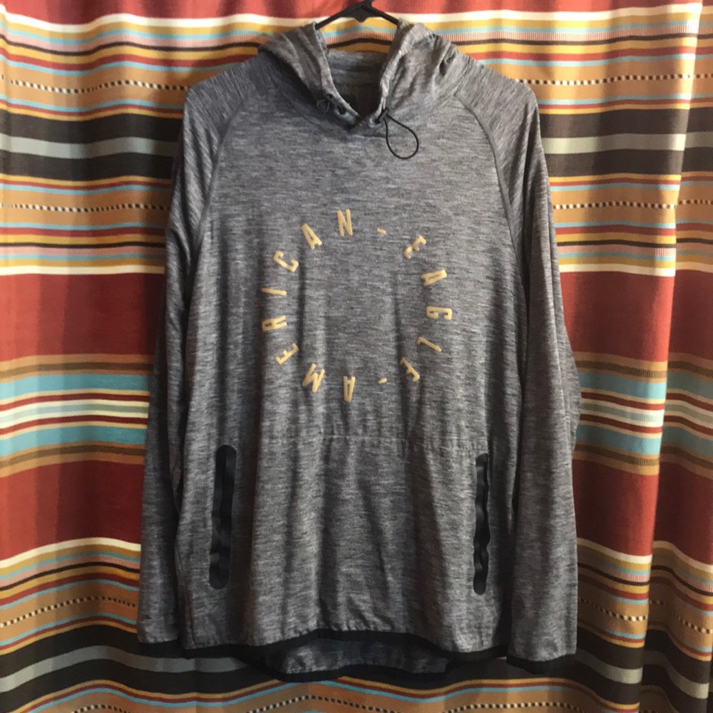 American Eagle Long Sleeve Hooded Tee